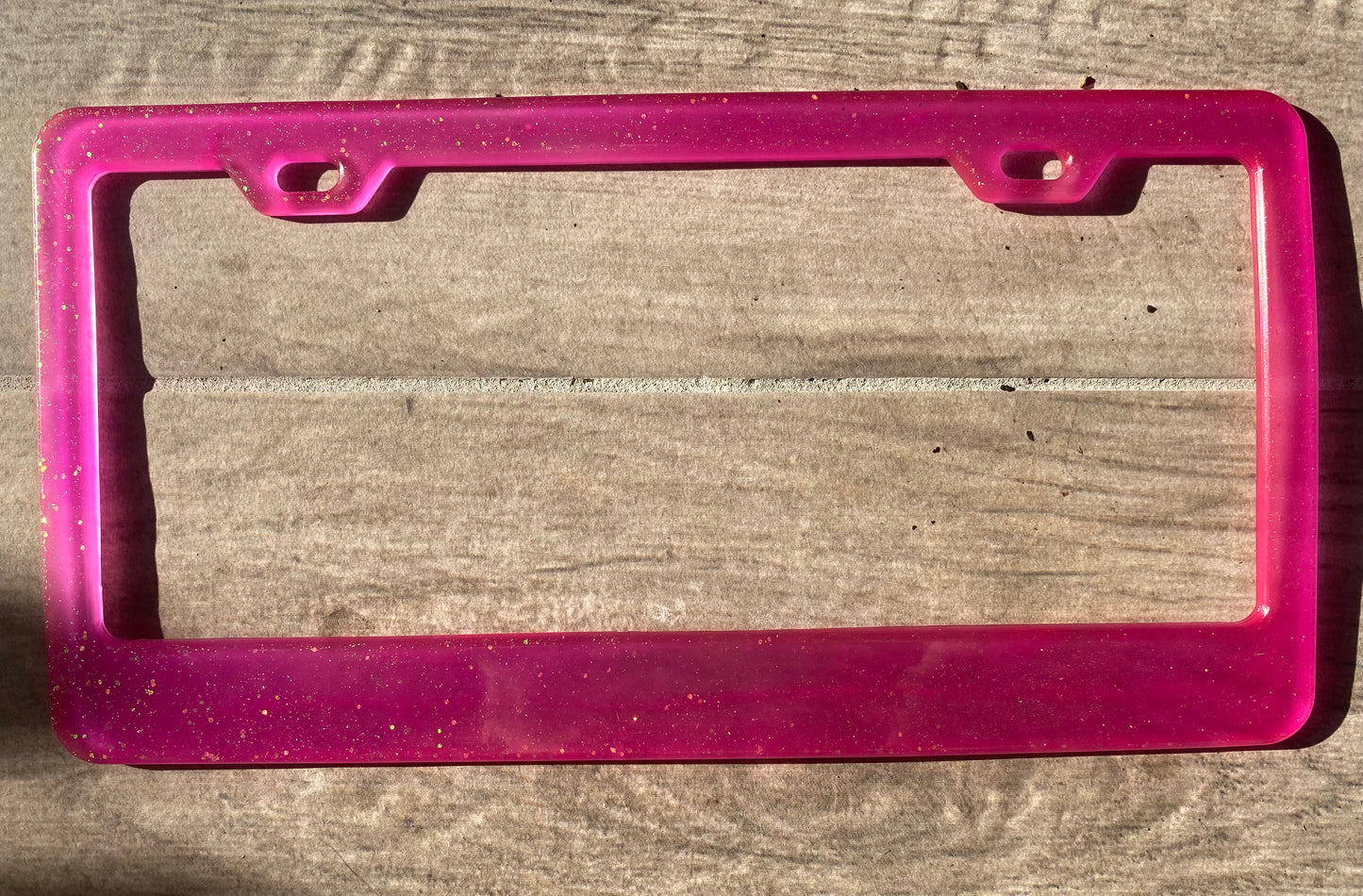 License plate frame