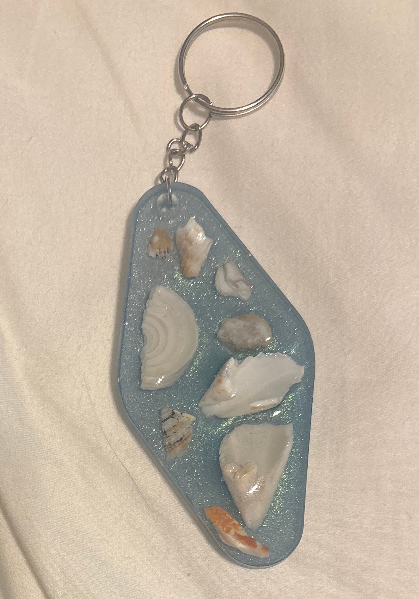 Seashell keychain