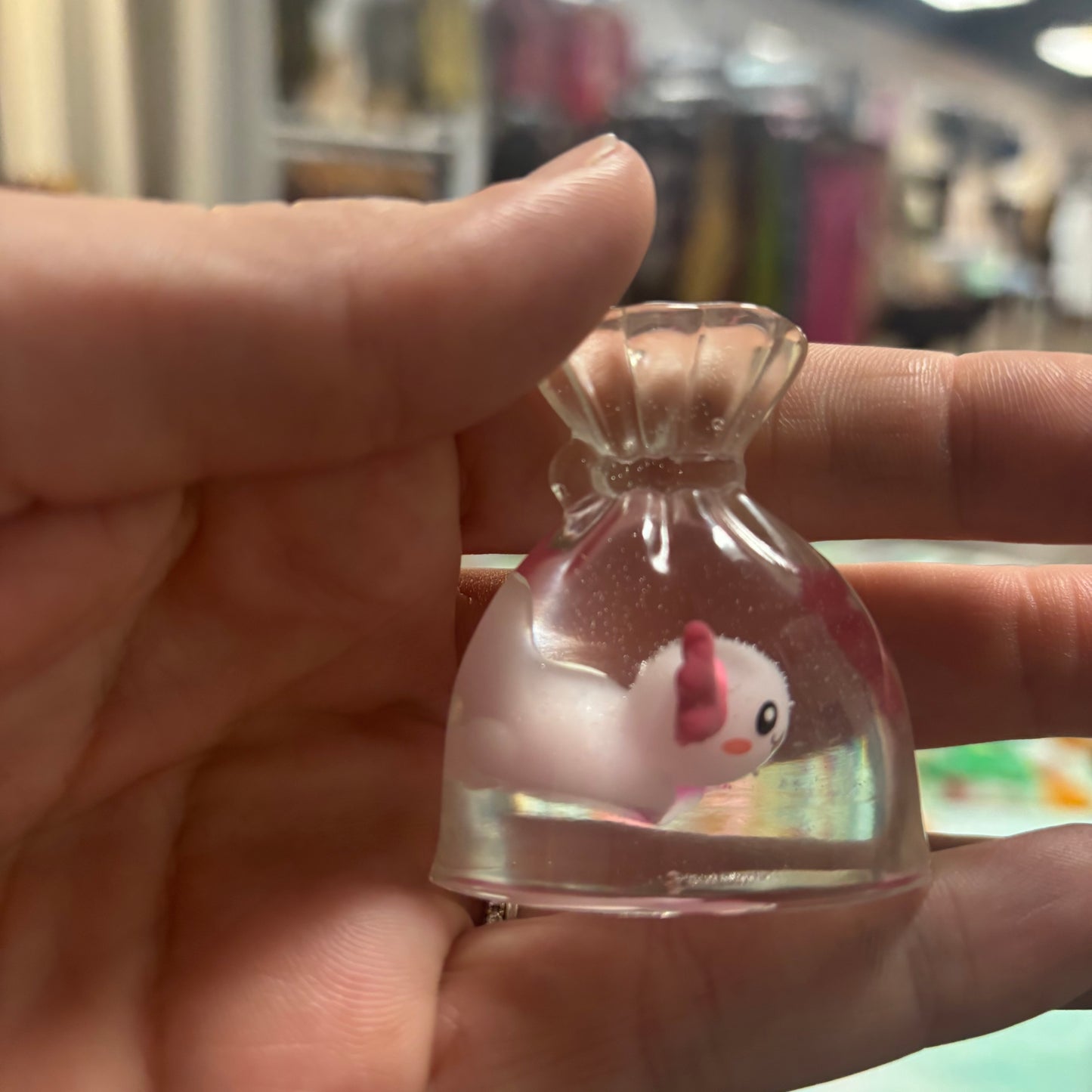 Pink axolotl