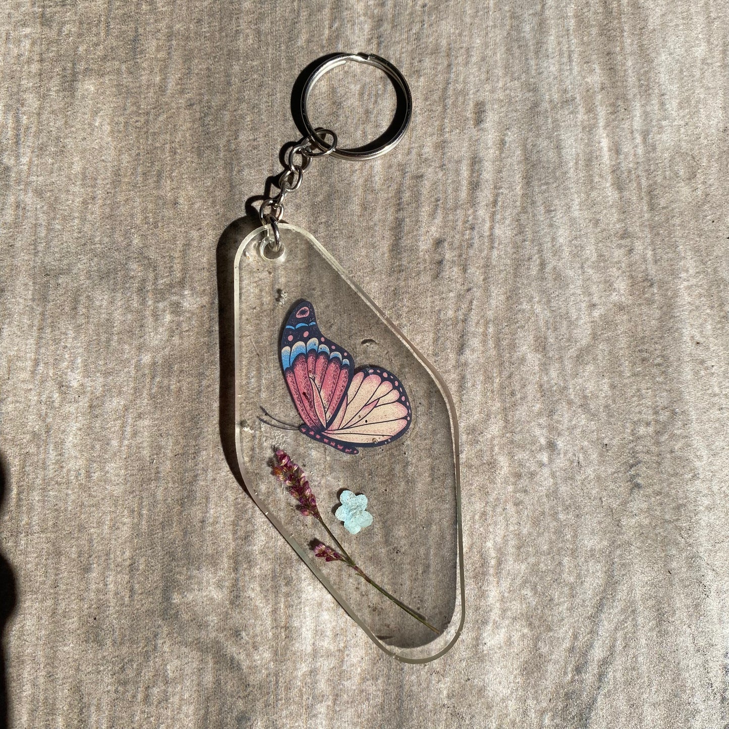Motel keychain