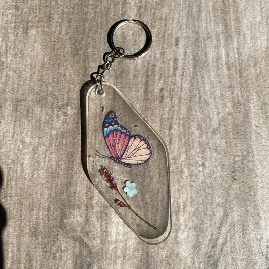 Motel keychain